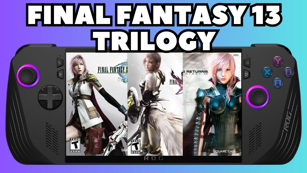 Asus Rog Ally X: Final Fantasy XIII / XIII-2 / Lightning Returns Gameplay l Performance Test