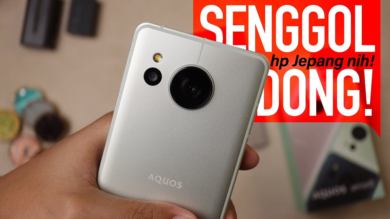 IGZO OLED + Snapdragon 6 Gen 1!!! Unboxing SHARP Aquos Sense 8 RESMI Indonesia, MEMANG BEDA!