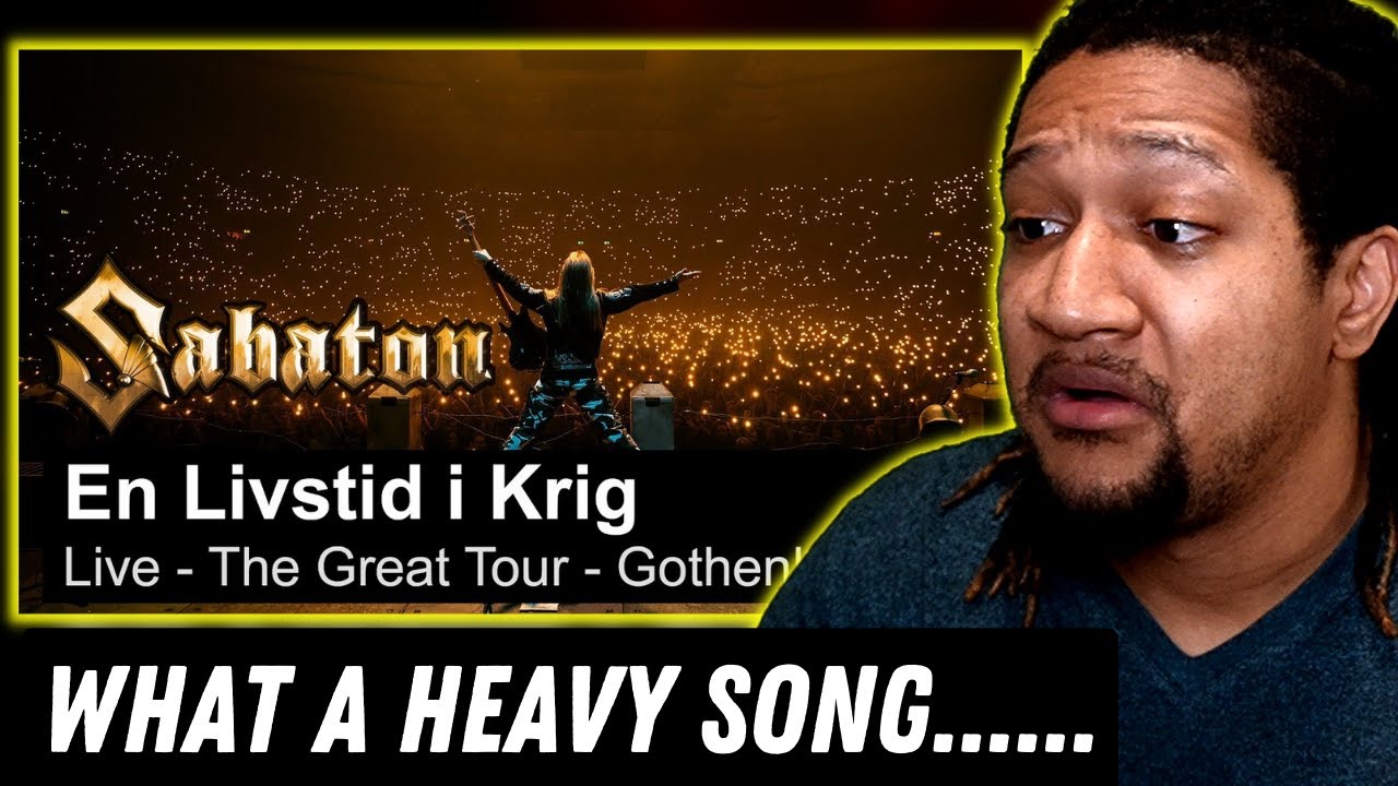 Reaction to SABATON - En Livstid I Krig (Live - The Great Tour - Gothenburg)