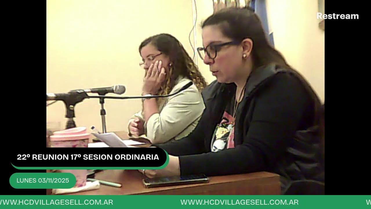 22º REUNION 17º SESION ORDINARIA 03-11-25