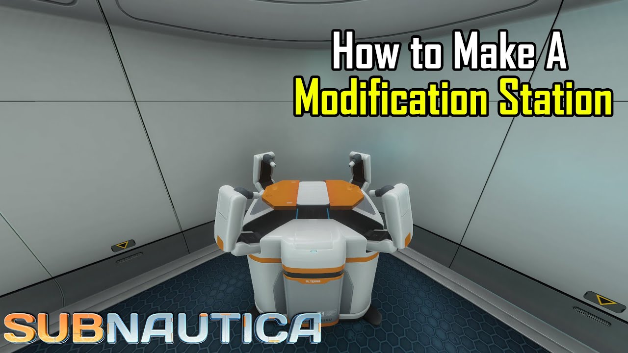 Subnautica - How to make a modifications station