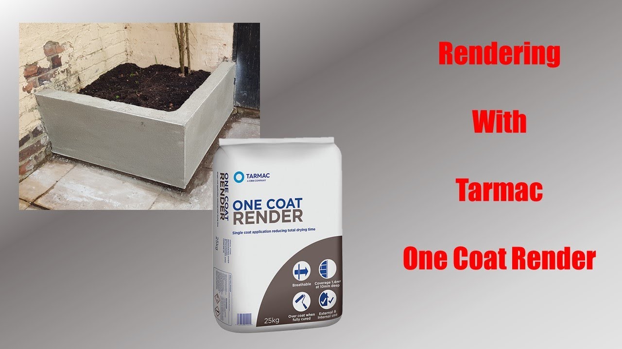 Рендеринг с помощью Tarmac One Coat Render