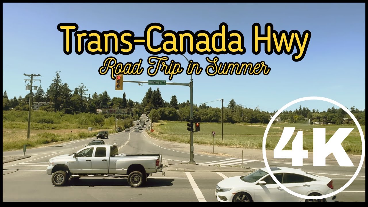 Trans-Canada Hwy Road Trip | Scenic Drive Victoria BC 4K | Downtown to Sidney | By BC Transit