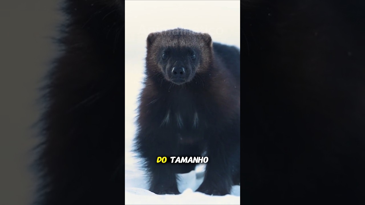 Glut&atilde;o/carcaju/wolverine 🐻🐺 #animais #wolverine #curiosidades #fyp