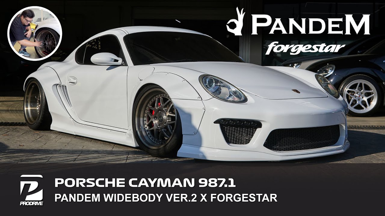 Porsche Cayman 987 x ชุดแต่ง Pandem Widebody Version 2 x ล้อ Forgestar M14 18
