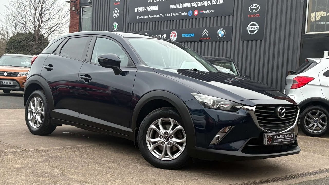 2016 (66) Mazda CX-3 2.0 SE-L Nav 5Dr, цвет Deep Crystal Blue. Пробег 60 тыс. миль. 6 ТО. Навигац...