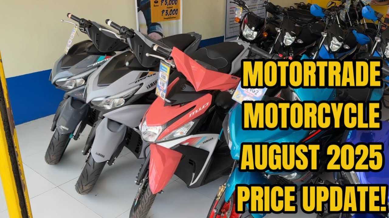 August 2025 Motortrade Motorcycle Price Update! All Units Langga Gail