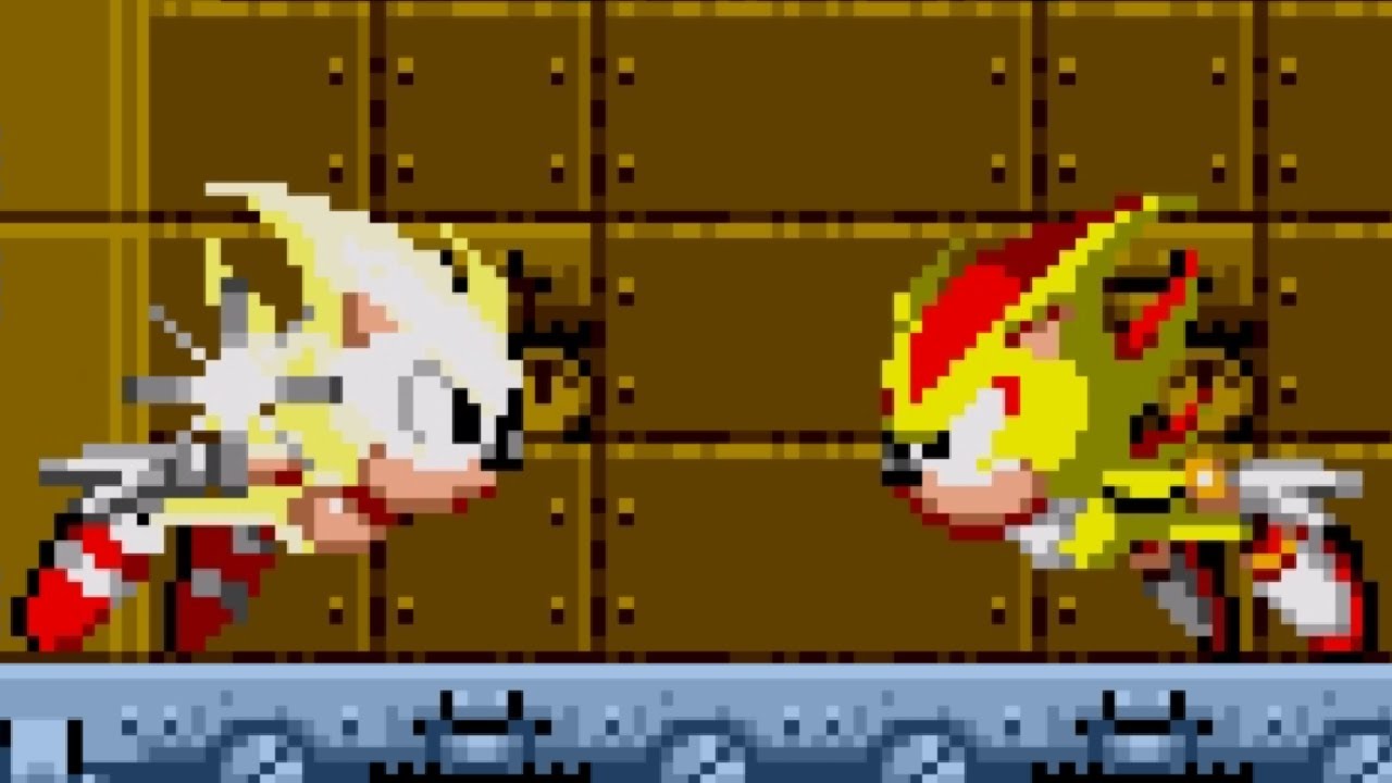 Super Sonic VS Super Shadow