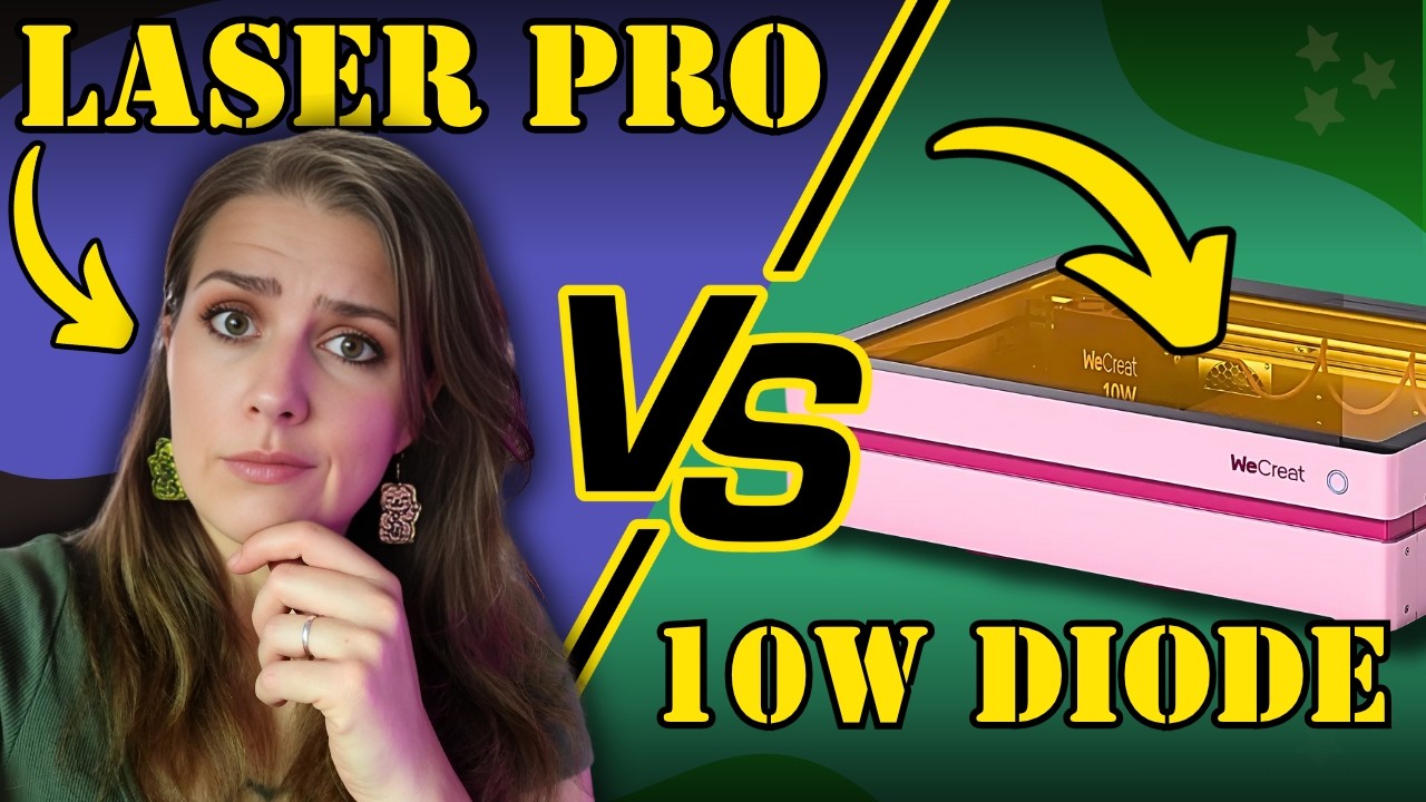 40W CO2 Laser Professional VS 10W Diode Laser