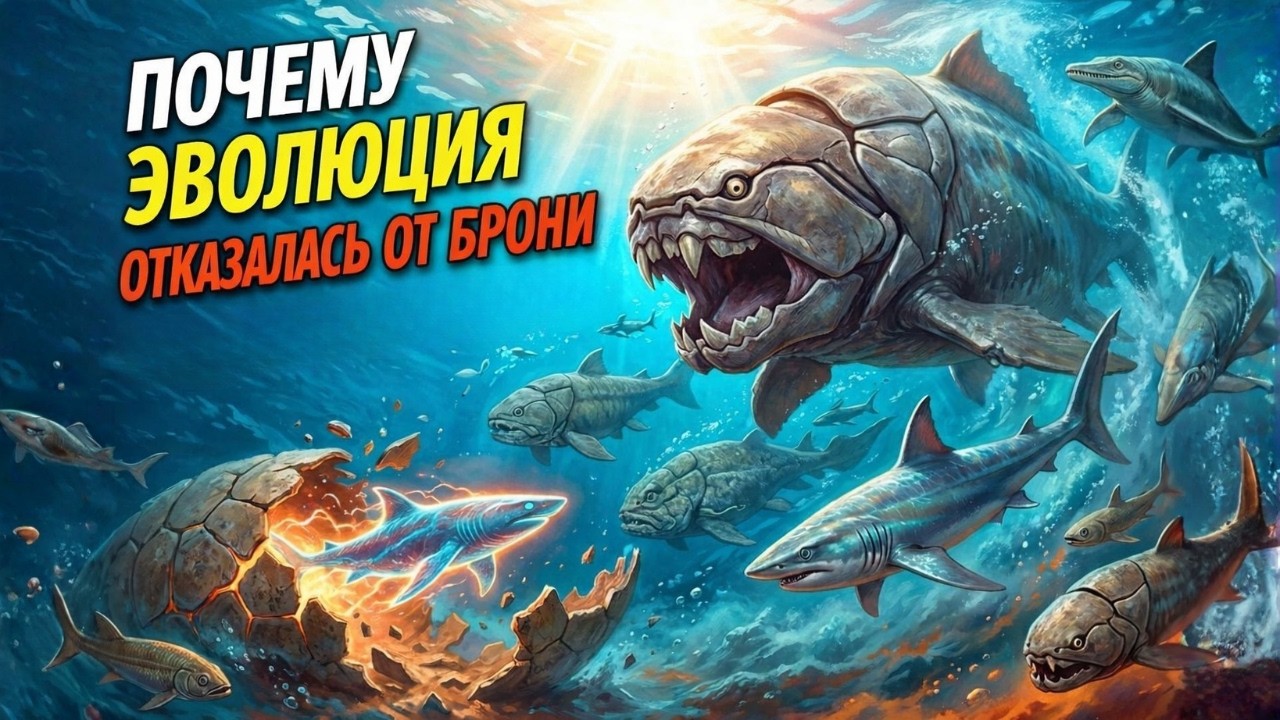 Почему природа отказалась от идеальной защиты, которая работала 300 миллионов лет?
