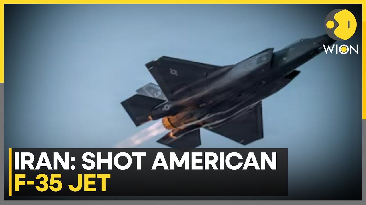 US-Iran War: IRGC Shares Video Claiming to Show F-35 Jet Being Hit  | WION