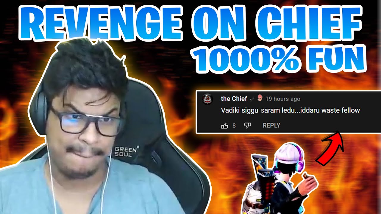 Comedy Video! | Revenge On @theChief.  😠| Ruthless Gaming