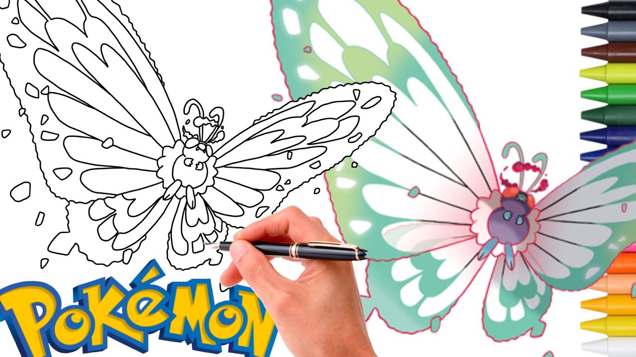 Como Desenhar FACILMENTE O POKÉMON GIGANTAMAX BUTTERFREE ! | Pokemon Evolution