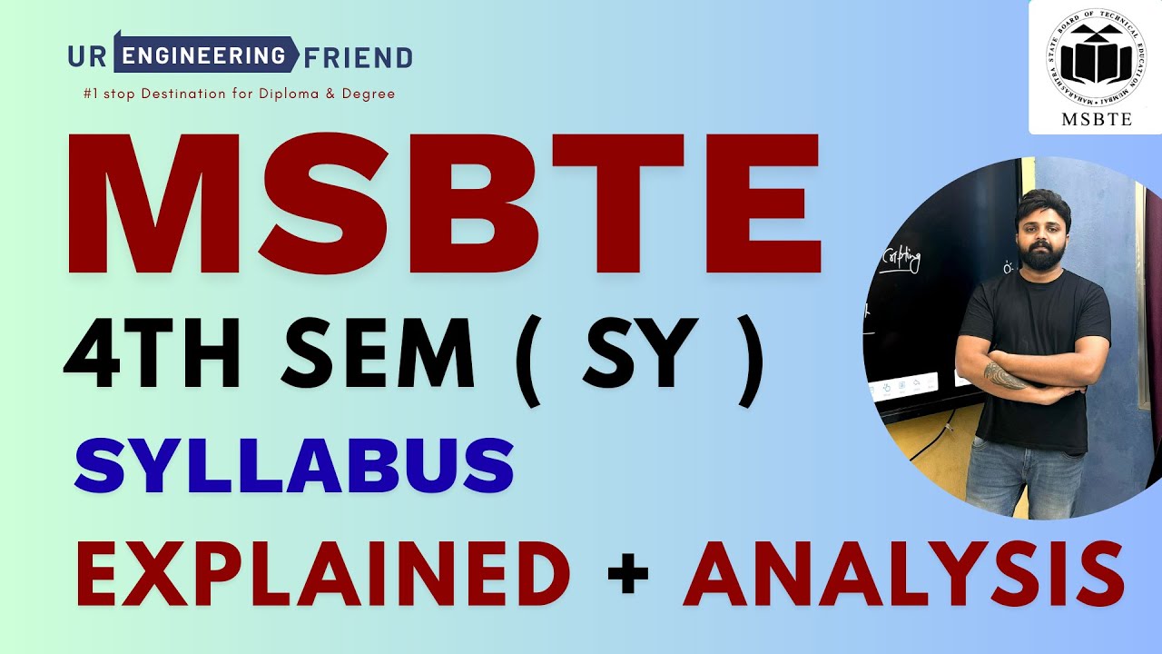 MBSTE Diploma 4th Sem K-Scheme Syllabus Analysis + Explained | Ur Engineering Friend