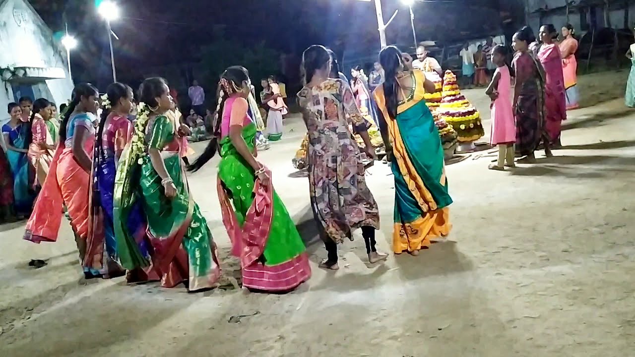 Village Saddula bathukamma celebrations