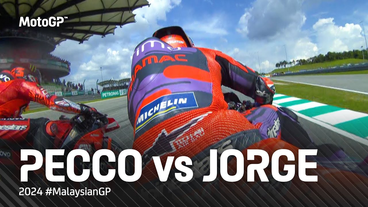 Bagnaia 🆚 Martin from their onboard! 💯 |  2024 #MalaysianGP