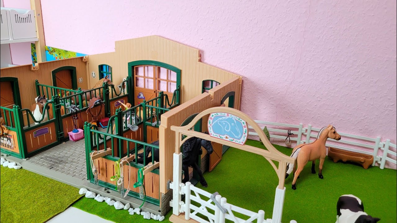 XXL Hofumbau + Pferd ab in deine Box (Eure Wünsche!) 🐴❤️ Schleich - Abo Special