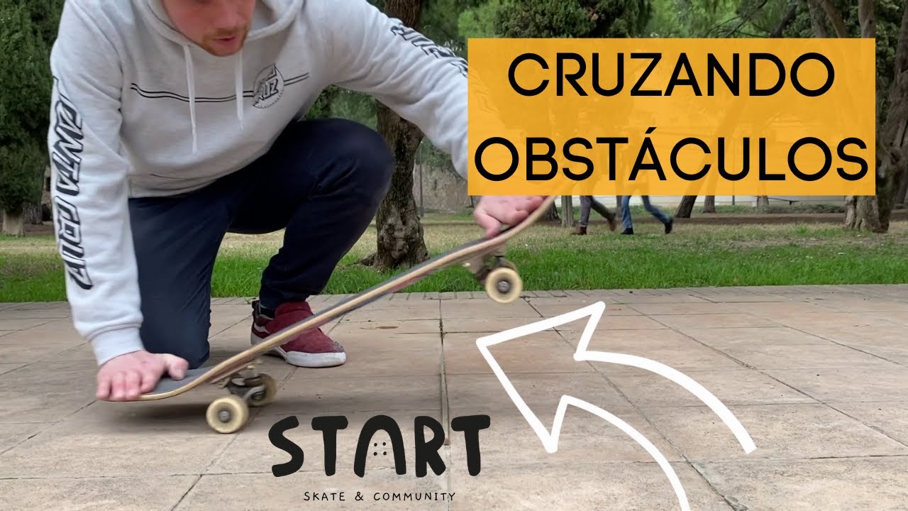 CRUZANDO OBSTÁCULOS SIN OLLIE PARA PRINCIPIANTES