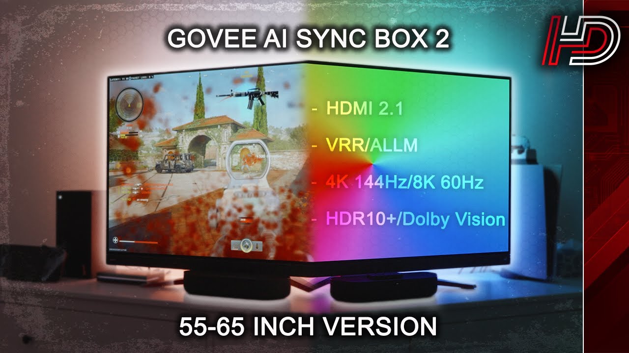 Govee AI Sync Box 2 Review (On a 48 inch Gaming Monitor)