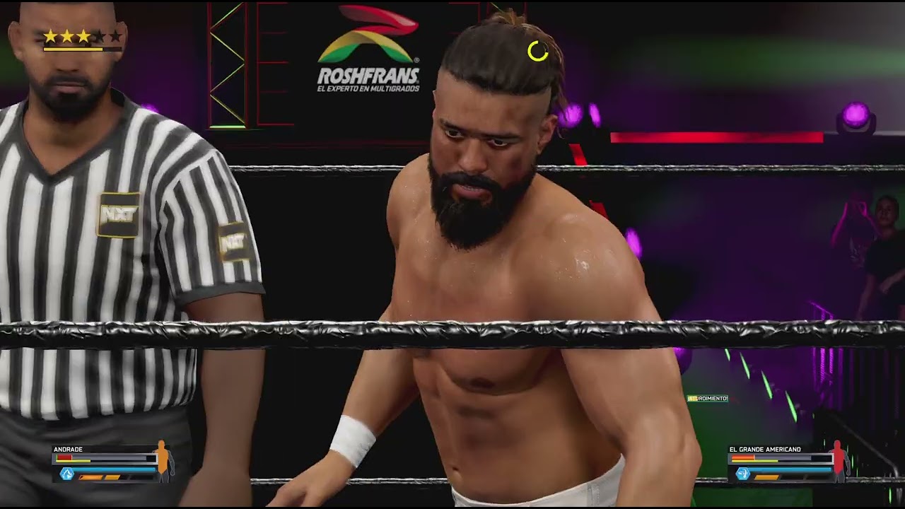 El Grande americano vs andrade Lucha por el Mega campeonato de triple AAA || Triple AAA