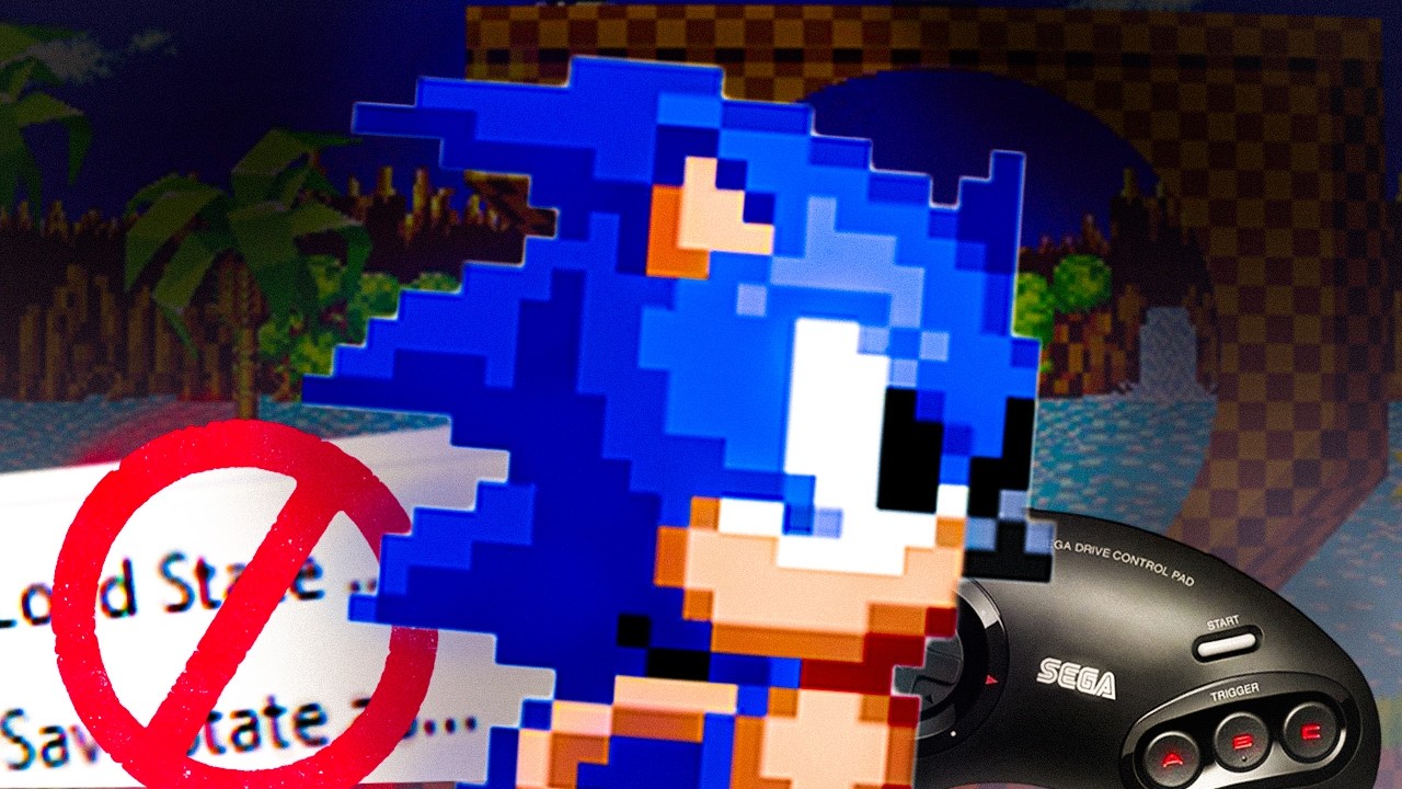 Jogar o Primeiro JOGO DO SONIC SEM SAVE STATE foi uma experiência ESQUISITA e INTERESSANTE | Dogão