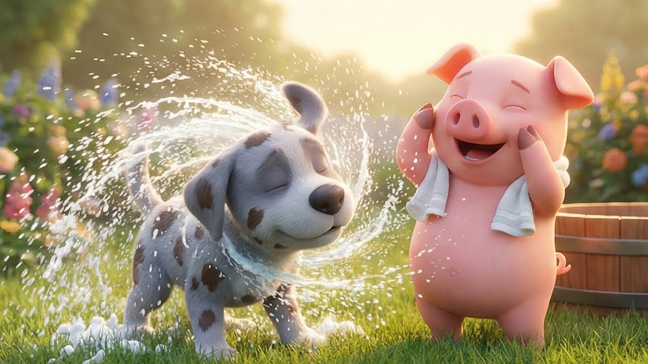 Świnka Balbinka - SZURU BURU! 🛁 Piosenka o Kąpieli dla Dzieci | Pioseneczki