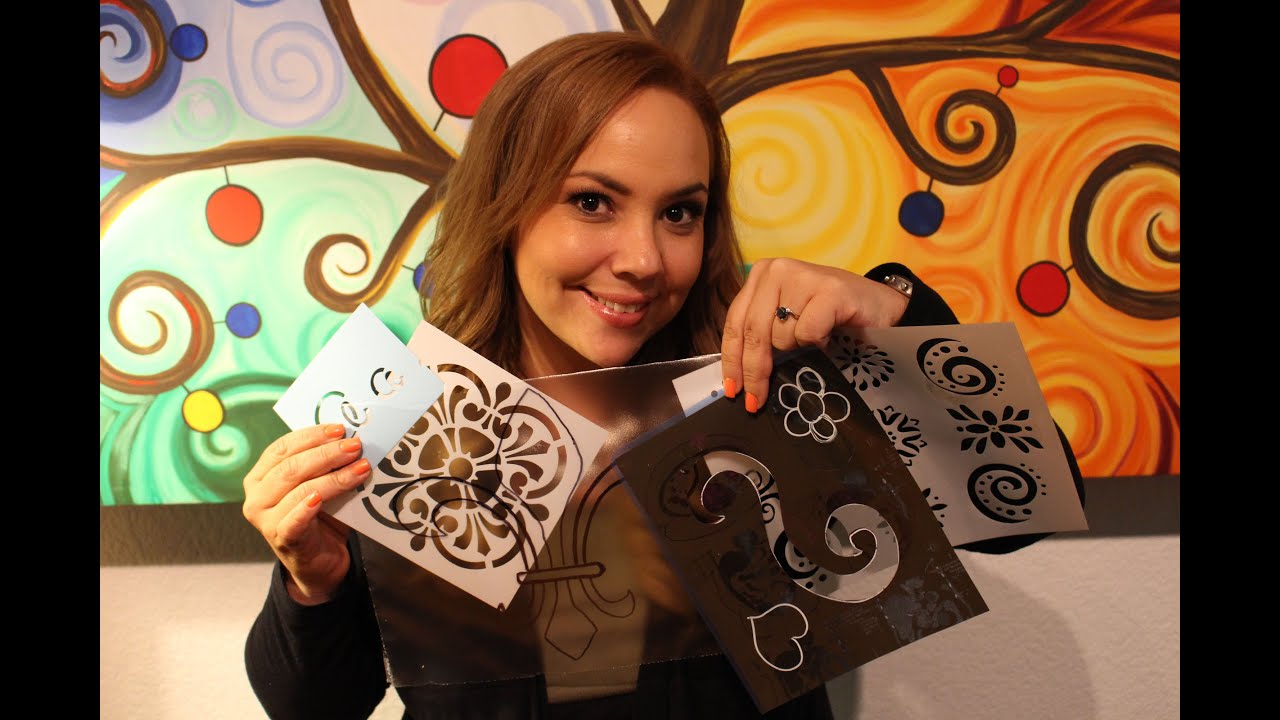 Como hacer tus propios stencils o Plantillas  / Make your own stencils