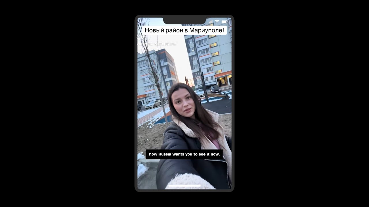 Influencers show Russia's view of Mariupol