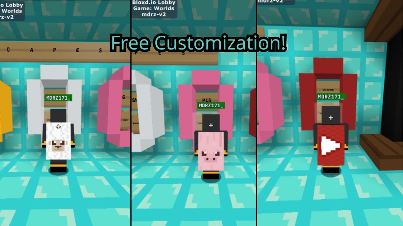 This is how to get Capes & Skins without Super Rank in Bloxd io!!!