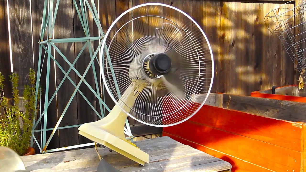 Vintage Tatung Table Fan Destruction