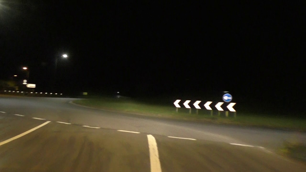 Night Drive On Temeside Way, Hams Way, Grove Way, Bromyard Road & Tudor Way, Worcester, England