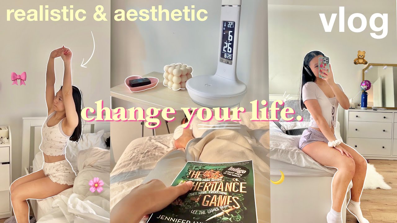 how to romanticize ur boring life *realistically* 🎀 aesthetic vlog & productive days in the life