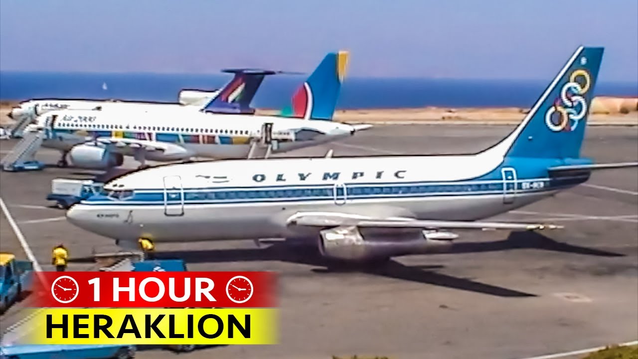 1 Hour of Plane Spotting at HERAKLION (1999)