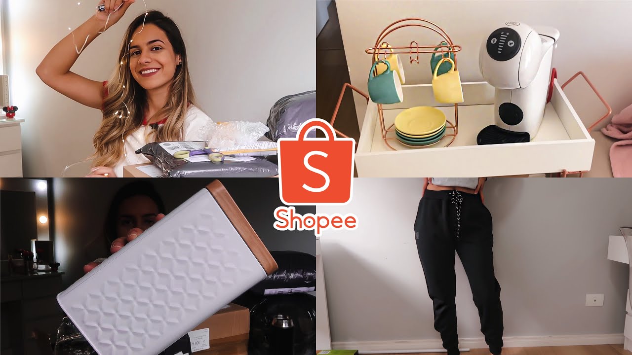 COMPRAS DA SHOPEE #11 | decoração, utensílios e roupas de frio ❄️