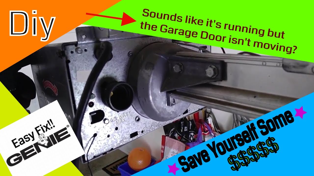 🆕Genie Garage Door Opener Not Moving Grinding Noise | AMAZON Part# In The Video