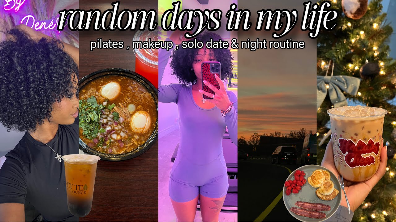 random vlog : pilates, shopping, getting makeup done & night routine