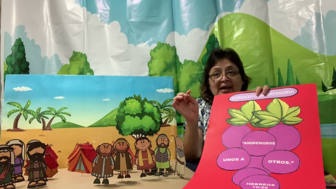 PRIMARIOS- GIGANTES Y LANGOSTA- LOS 12 ESPIAS- IDEAS LECCION # 1-MINISTERIO INFANTIL