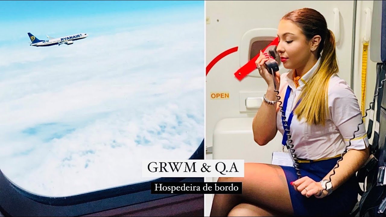 GRWM & Q.A ✈️ Hospedeira de bordo