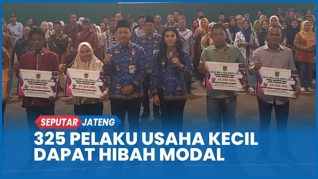 Pemkab Kudus Kucurkan Rp 1,25 Miliar untuk Hibah Modal 325 Pelaku Usaha Kecil