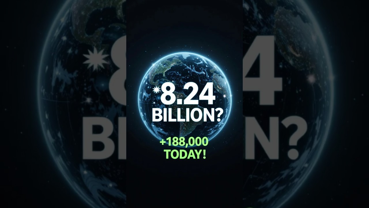World Population LIVE Shocking Growth!