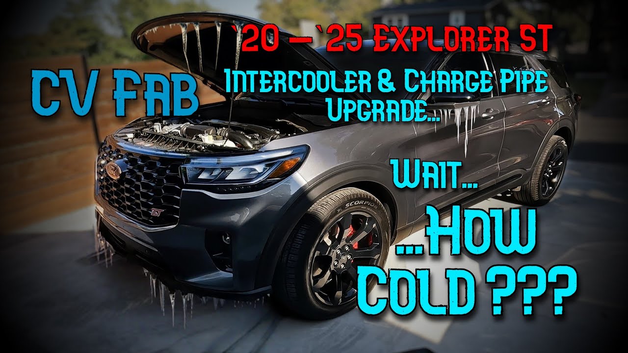 Ford Explorer ST 2020-2025: Установка / Тестирование / Обзор интеркулера и патрубка наддува от CV...