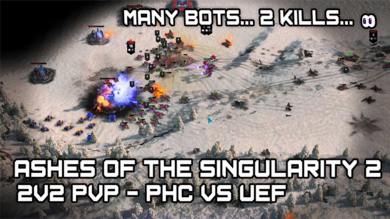 Ultimate PHC Carry Moment? Ashes Of The Singularity II 2v2 PVP - No Commentary