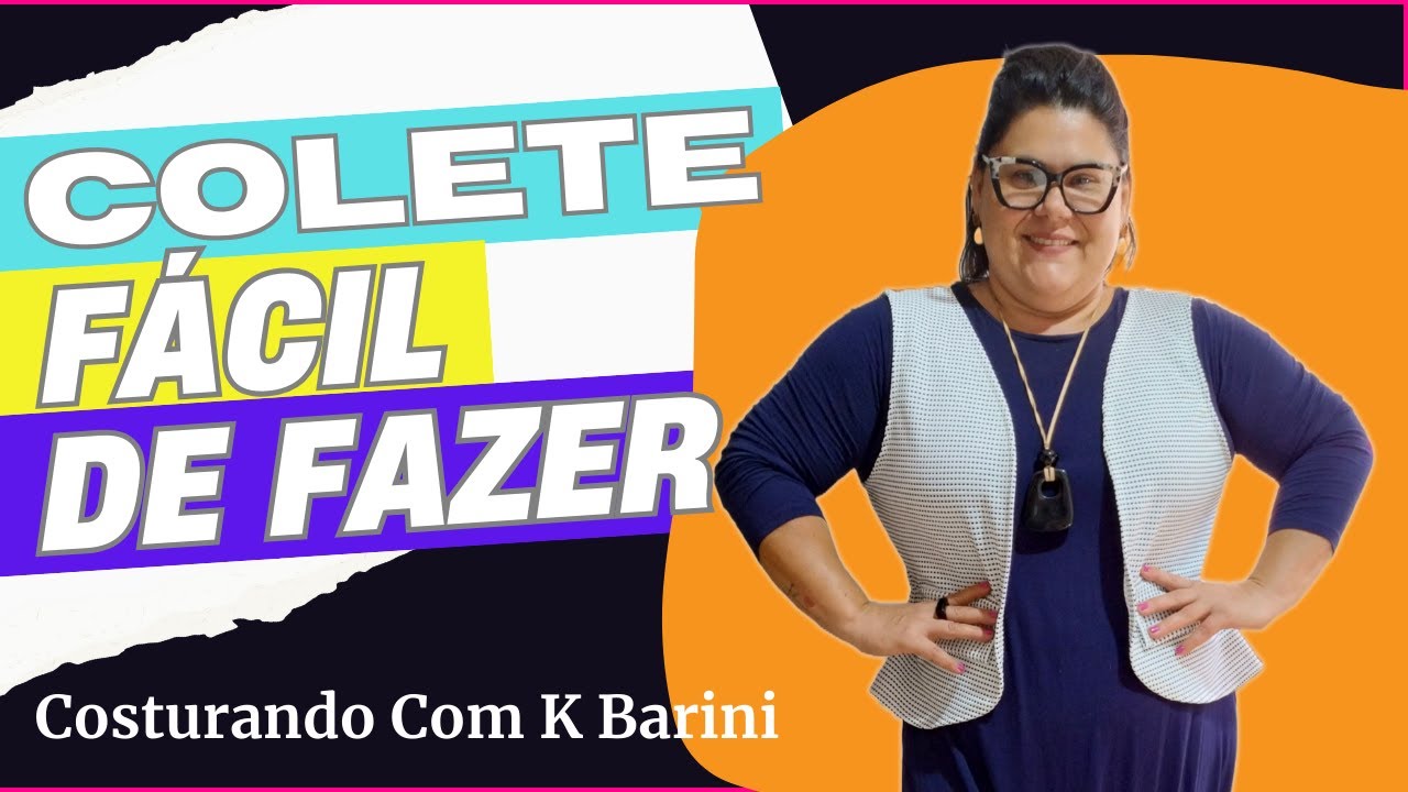 Como Fazer Colete Feminino - Costura Para Iniciante