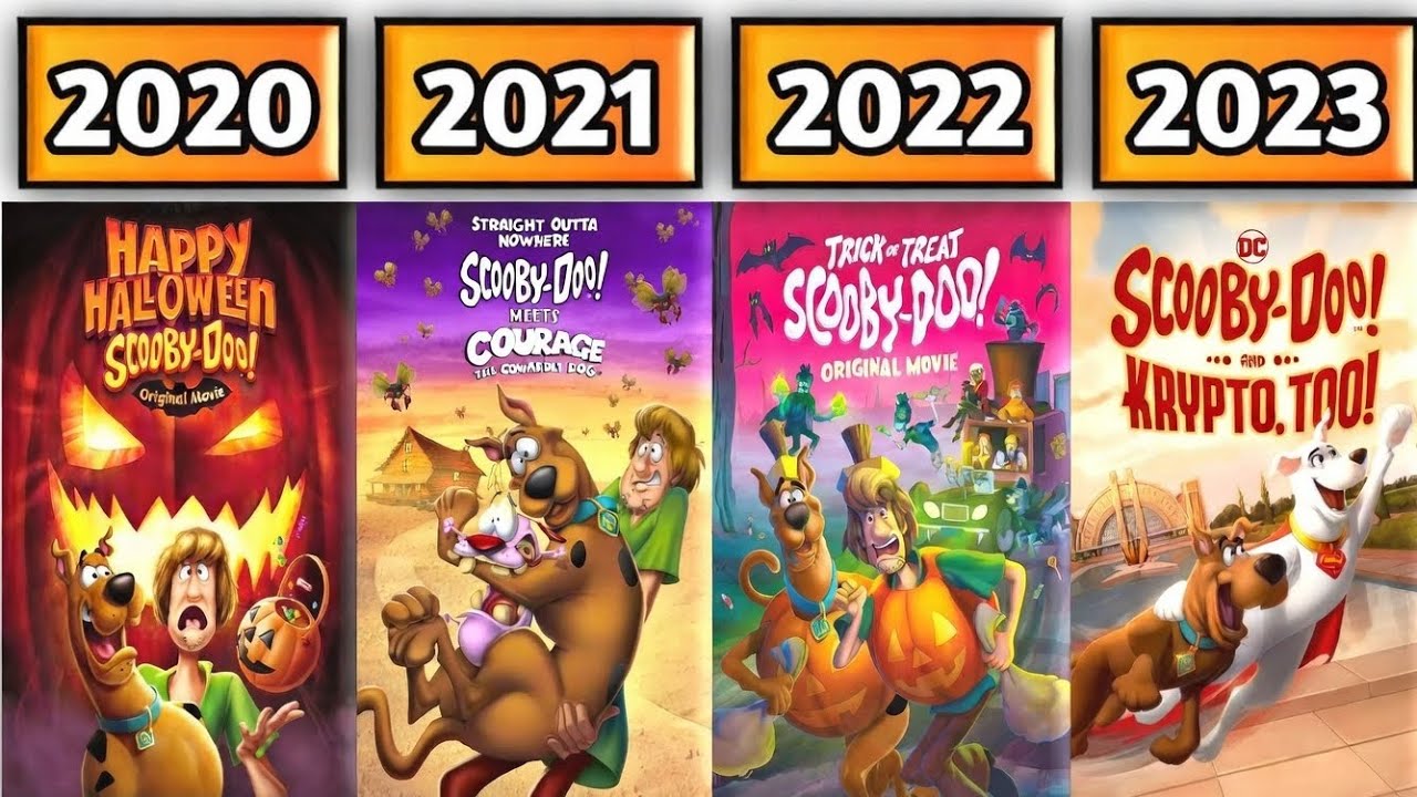 ALL SCOOBY-DOO MOVIES & TV SERIES (1969-2024)