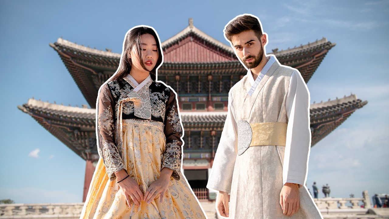 Voy con mi novia coreana al palacio más importante de Seúl 🇰🇷 | Gyeongbokgung 스페인 남친이랑 한복입고 경복궁가기 ❤️