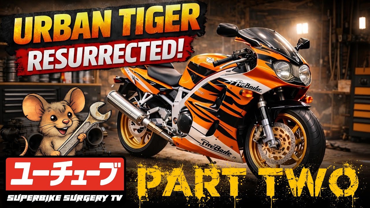 Forgotten Honda CBR900RR Urban Tiger Fireblade — Fully Resurrected