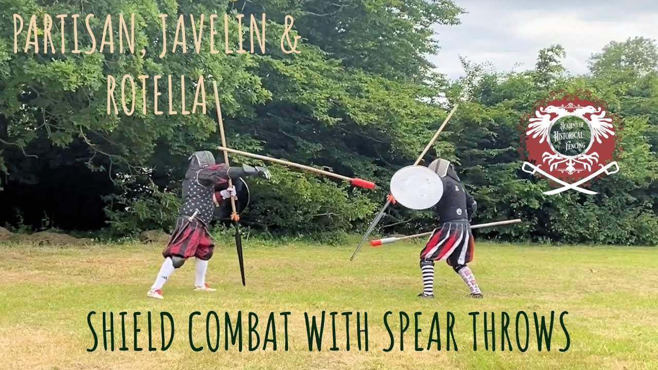 Double Spear & Shield Fight - with Partisan, Javelin & Rotella