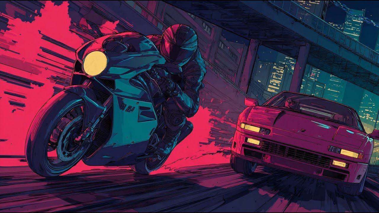 💥 Adrenaline Vector – 1 Hour Synthwave Chase Soundtrack