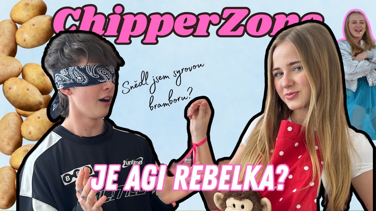 ChipperZone: Agi z Rebelek - ochutnáváme jídla poslepu