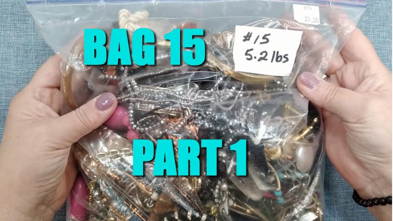 HUGE JEWELRY BAG Un Boxing Sterling Monet Joan Rivers Vintage Treasures! Part 1 Of Bag 15